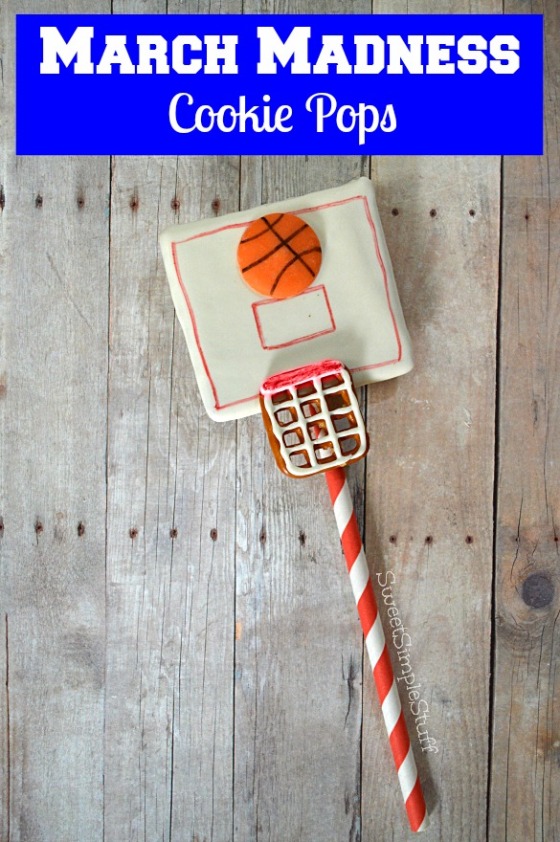 March Madness Cookie Pops by SweetSimpleStuff